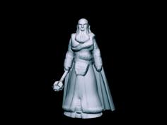 Kharek, Wrathful Priest (32mm Scale) 3D Printer Model