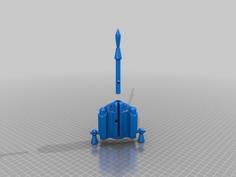 Boba Fett Jetpack With Firing Missile 3D Printer Model