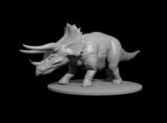 Triceratops Updated 3D Printer Model