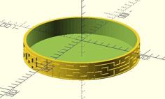 Random Maze Container Generator 3D Printer Model