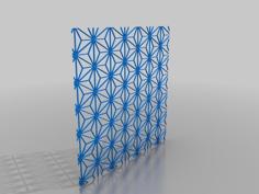 Geometric Stars Stencil 3D Printer Model