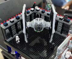 Star Wars Death Star Walls Lego Blocks 3D Printer Model