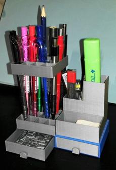 Modular Desk Organizer 3D Printer Model