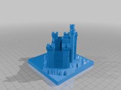 Homm3 Castle Pen Organizer 3D Printer Model