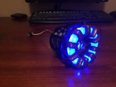 Iron Man Arc Reactor 3D Printer Model