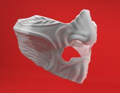 Samurai Mask No.3 3D Printer Model