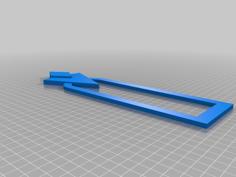 Skyrim Door Quest Marker Bookmark 3D Printer Model