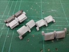 Leopard 2A6 Track RC Tank Heng Long 1:16 3D Printer Model