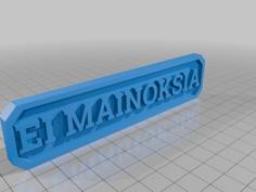 Ei Mainoksia 3D Printer Model