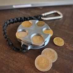 Euro Coin Capsule 3D Printer Model