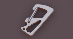 Awesome Spring Carabiner 3D Printer Model