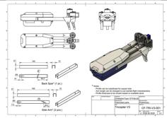 Folding Tricopter V3 3D Printer Model