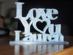 For The Loved Ones 3D Printer Model