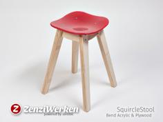 SquircleStool Cnc 3D Printer Model