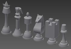 Code Geass Chess Set 3D Printer Model