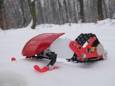 3D Printed Snowmobile 3D Printer Model