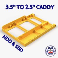 3.5″ TO 2.5″ HDD/SSD CADDY 3D Printer Model