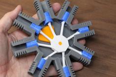 Radial Piston Engine Model 3D Printer Model