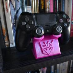 Dual Shock 4 Holder (Decepticon Edition) 3D Printer Model