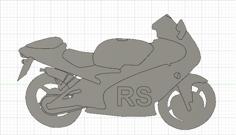 Aprilia RS/Keychain 3D Printer Model