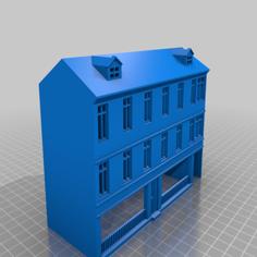 Town House In H0 / HO 3D Printer Model