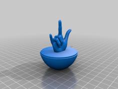 I Love You (sign Language) Easter Egg 3D Printer Model