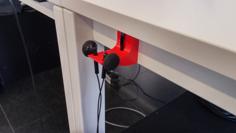 Bag Headphone Holder IKEA Table 3D Printer Model