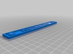 Name Plate 3D Printer Model