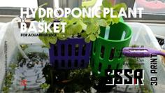 Hydroponic Plant Basket 3D Printer Model