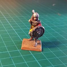 Soldier/Knight With Axe 28mm (NO SUPPORTS) 3D Printer Model