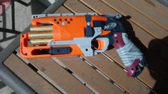 Nerf Hammershot 7 Dart Brass Cylinder 3D Printer Model