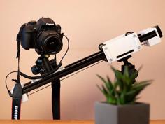 Motorized Camera Slider With WiFi (DSLR Time-lapse) 3D Printer Model