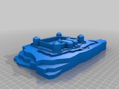 Harlech Castle Model 3D Printer Model