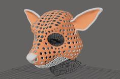 Fursuit- Or Puppet-head Base – Version 57 – Toondeer 3D Printer Model