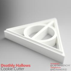 Deathly Hallows Cookie Cutter 3D Printer Model